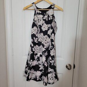 TRIXXI Black/white junior dress size M